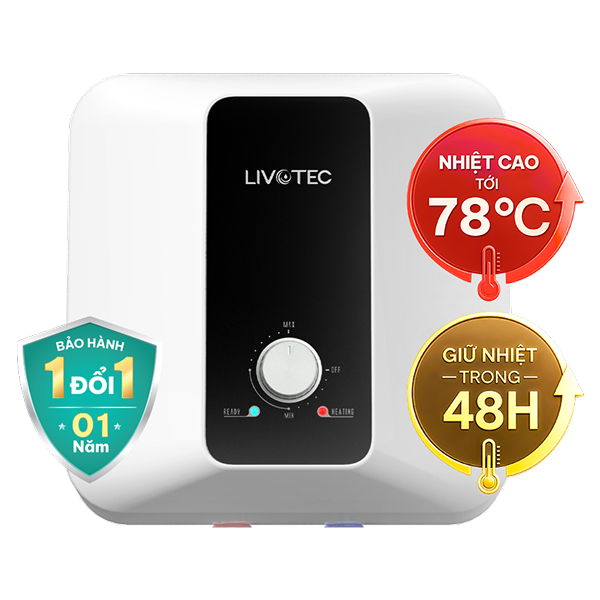 Máy nước nóng gián tiếp Livotec 20 lít 2500W LWH-V20X26